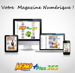 Accédez à votre magazine Numérique kenoplus365.com via ordinateur, tablette et téléphone